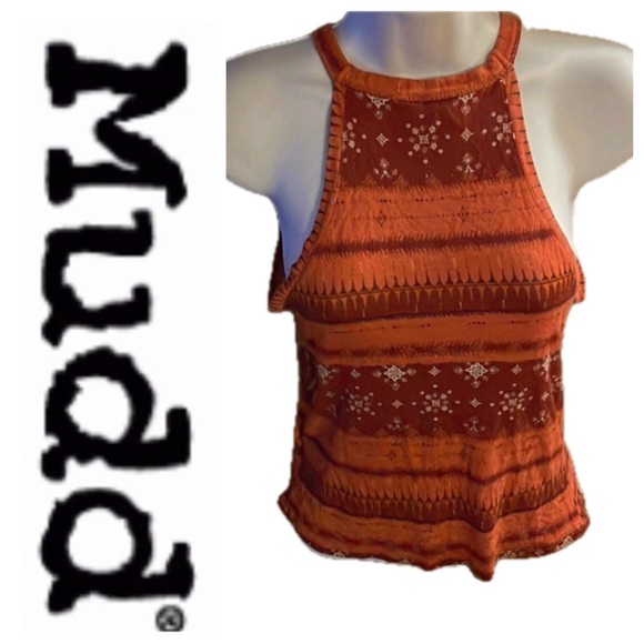 Mudd Tops - Halter Crop Top 🧡❤️